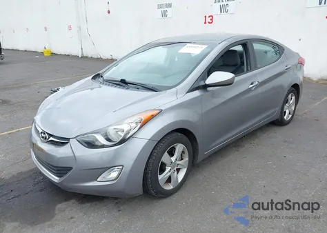 2012 Hyundai Elantra Gls (Ulsan Plant) из США, поврежденный, VIN KMHDH4AE2CU327035